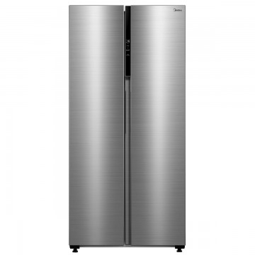 Midea MDRS619FIE46 Ψυγείο Ντουλάπα Total NoFrost Υ177.5xΠ83.5xΒ63.5εκ. Inox